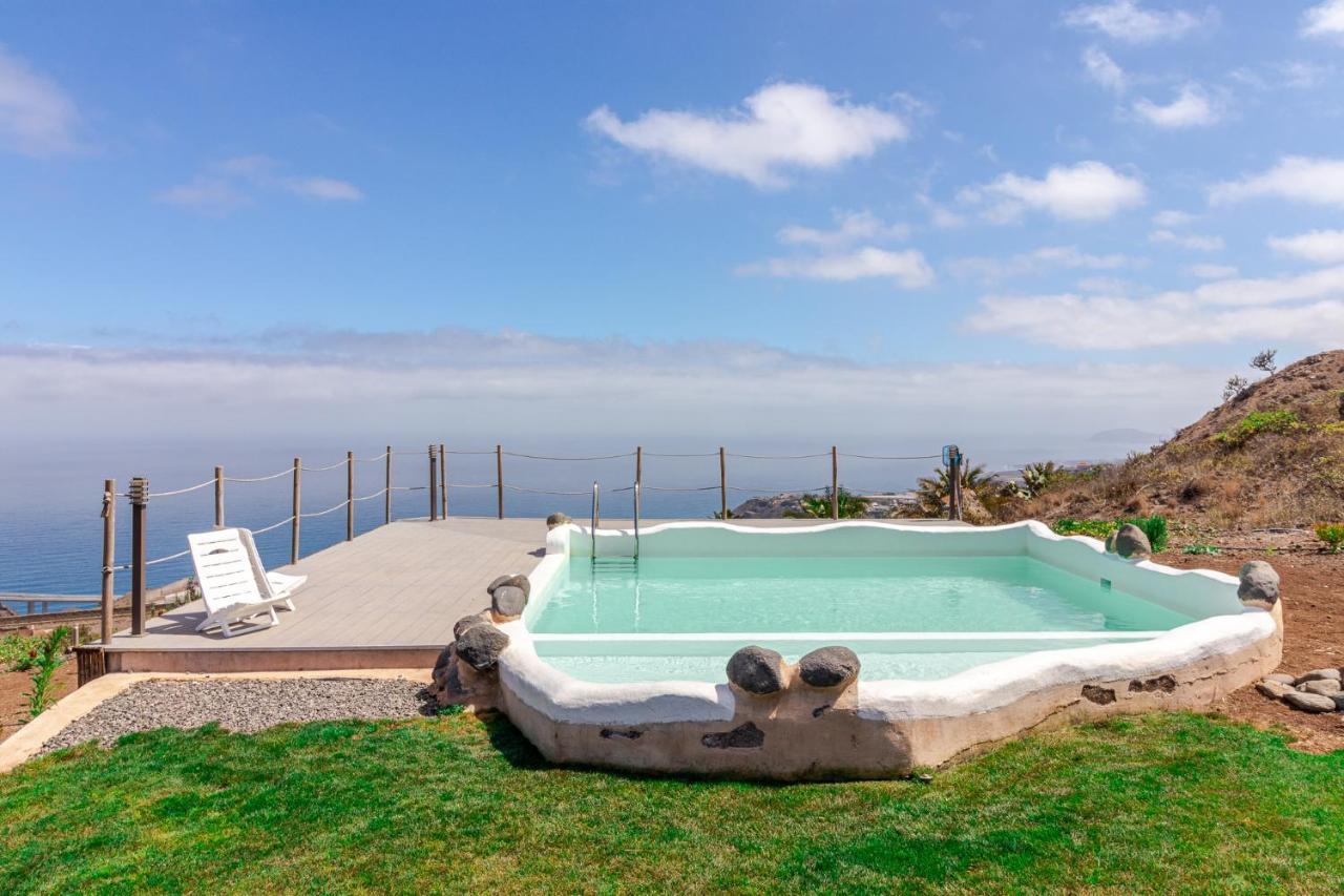 Flatguest Charming House + Pool + Terrace + Views Villa Santa Maria de Guia de Gran Canaria Bagian luar foto