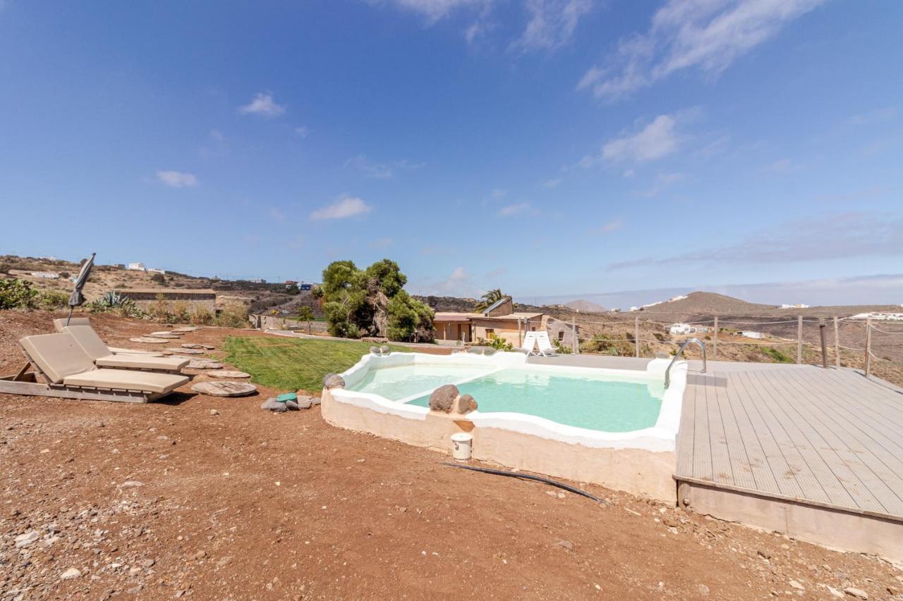 Flatguest Charming House + Pool + Terrace + Views Villa Santa Maria de Guia de Gran Canaria Bagian luar foto