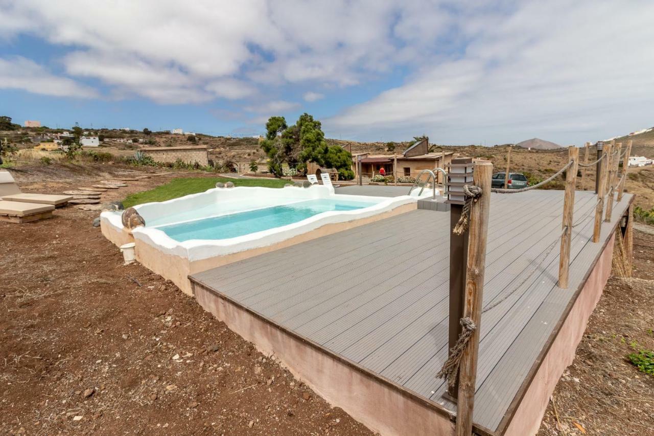 Flatguest Charming House + Pool + Terrace + Views Villa Santa Maria de Guia de Gran Canaria Bagian luar foto